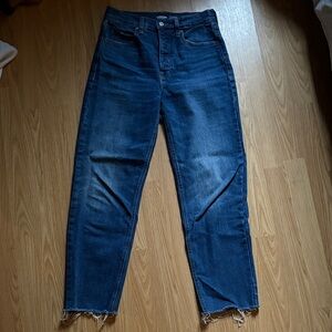 Old Navy Dark Blue Ankle Jeans